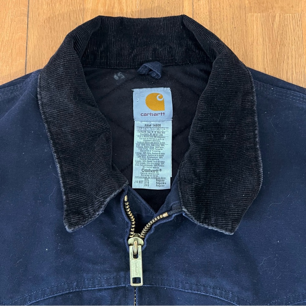 2000s Carhartt Jacket 2XL - J14 MDT Midnight Blue